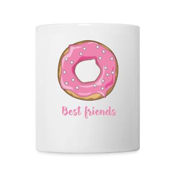 Donut Lieblingsessen süß naschen rosa zuckerguß lo - Tasse - Weiß - Vorne