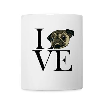 Mops black - Mug - white - Front
