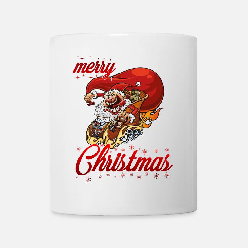 joyeux noël réglage père - Mug blanc - blanc