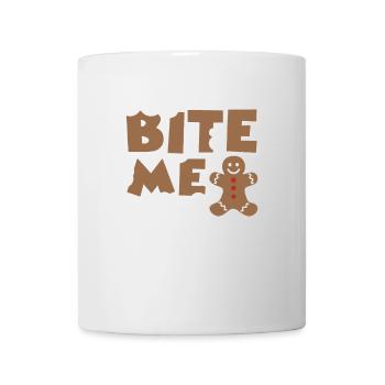 bite me - Tasse - Weiß - Vorne