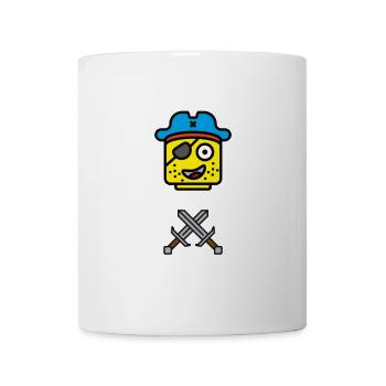 Pirate Kids Game Swords Boy Fighting Buccaneer - Mug - white - Front