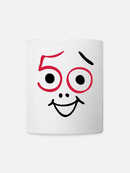 50 ans et toujours frais! - Mug blanc - blanc