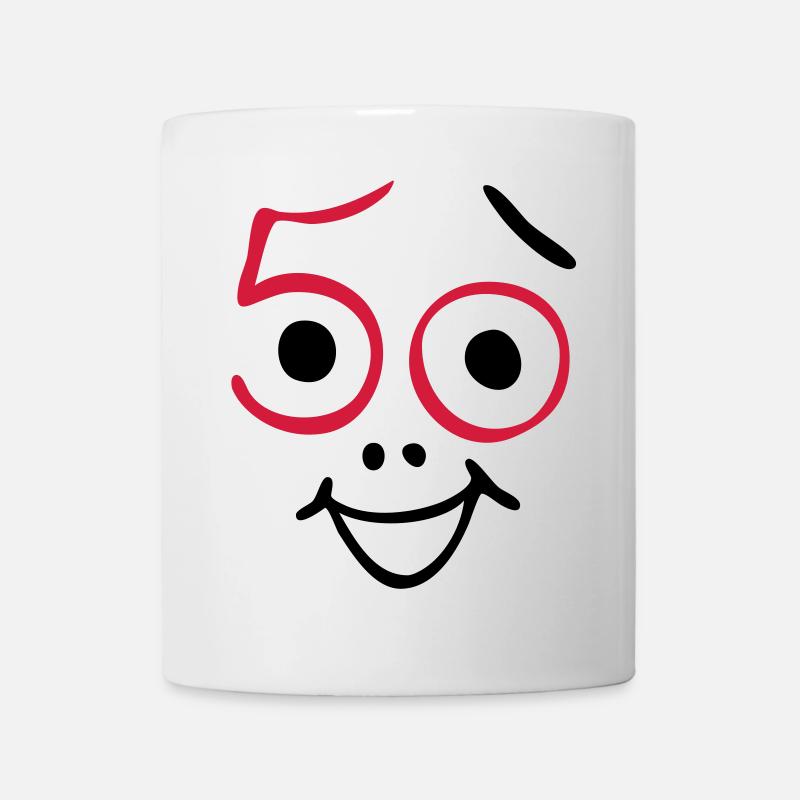 50 ans et toujours frais! - Mug blanc - blanc