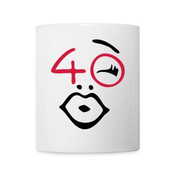 Wow, finally 40! - Mug - white - Front