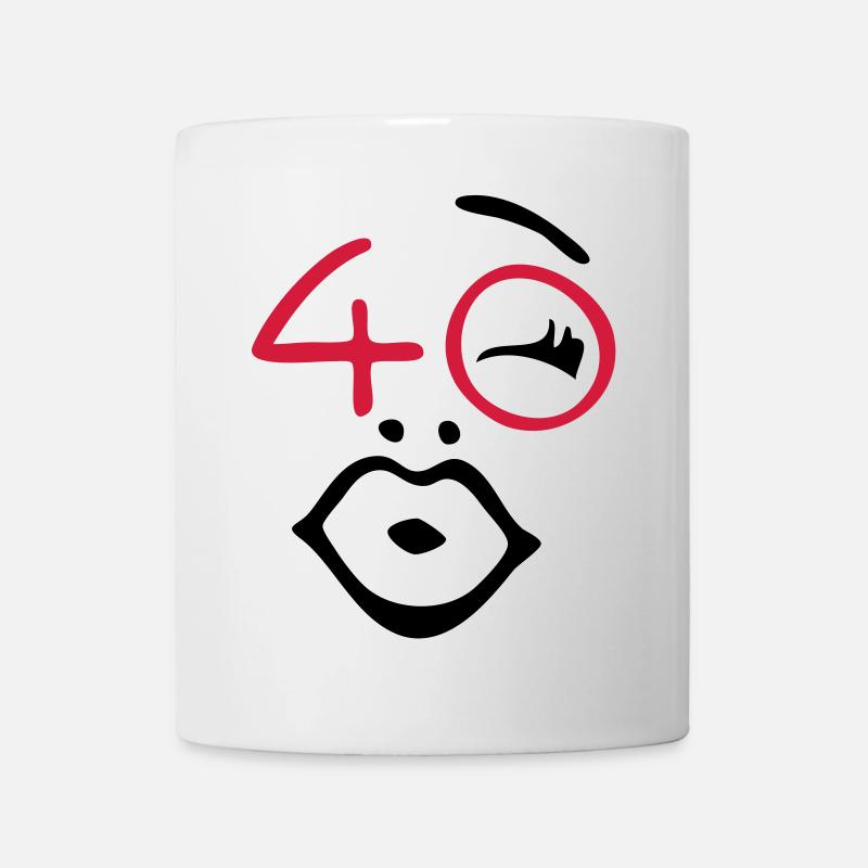 Wow, enfin, 40! - Mug blanc - blanc
