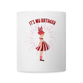 doll birthday birthday cute girl girl - Mug - white - Front