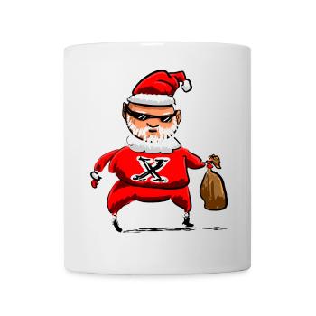 Gangster du Père Noël - Mug blanc - blanc - Devant