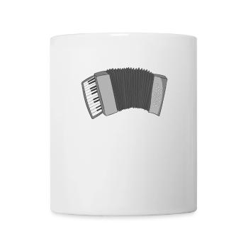 Accordéon - Mug blanc - blanc - Devant
