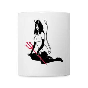 Teufelchen - Tasse - Weiß - Vorne