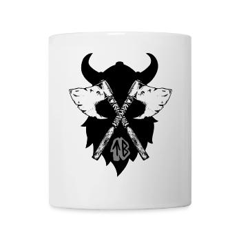 Rune Wikinger Axt, Gruß aus Walhall tiwaz - Tasse - Weiß - Vorne