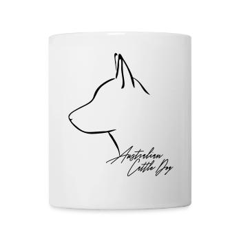 AUSTRALIAN CATTLE DOG Profile Wilsigns - Mug - white - Front