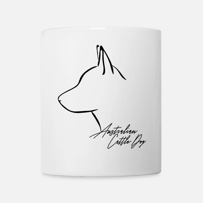 AUSTRALIAN CATTLE DOG Profil Wilsigns - Tasse - Weiß