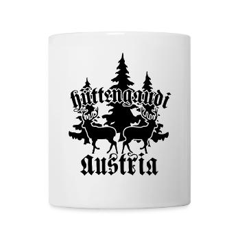 Hüttengaudi Austria - Tasse - Weiß - Vorne
