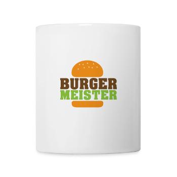 Grill grillen Steak Wurst Bier Fleisch BBQ Sommer - Tasse - Weiß - Vorne