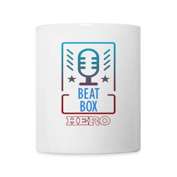Beatbox Beatboxer Beat Schlag Vocal Rhythmus Herz - Tasse - Weiß - Vorne
