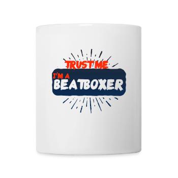 Beatbox Beatboxer Beat Schlag Vocal Rhythmus Herz - Tasse - Weiß - Vorne