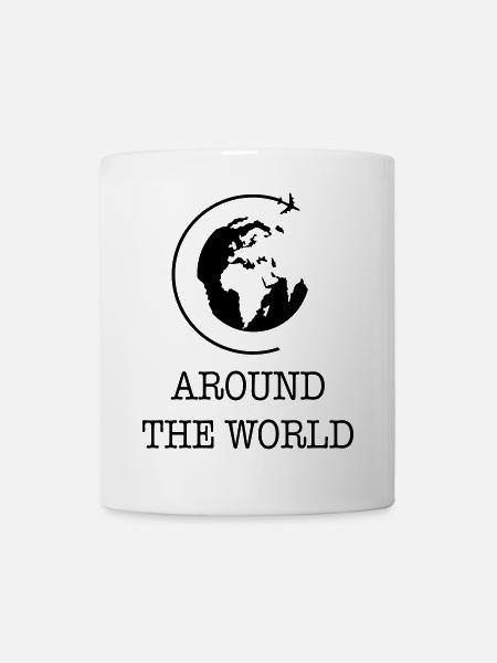 Tour du monde - Mug blanc - blanc
