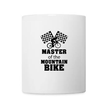 Mountainbike, Biking, Bike, Fahrrad, Fahrradsport - Tasse - Weiß - Vorne