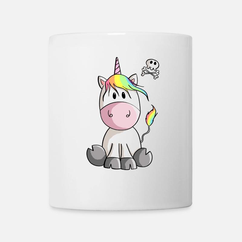 Einhorn und das Leben - Einhörner - Unicorn - Tot - Tasse - Weiß