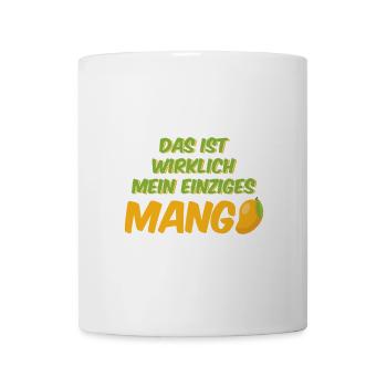 Obst Früchte Geschenkidee Früchte Funsprüche Obst - Tasse - Weiß - Vorne