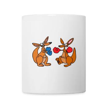 drôles animaux plantes fruits légumes motifs enfants - Mug blanc - blanc - Devant