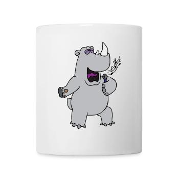 lustige Tiere Pflanzen Obst Gemüse Kindermotive - Tasse - Weiß - Vorne