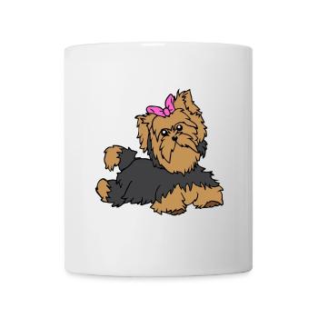 drôles animaux plantes fruits légumes motifs enfants - Mug blanc - blanc - Devant