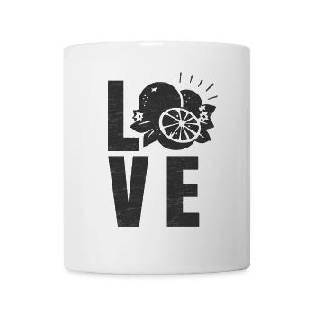 Love Fruits - Tasse - Weiß - Vorne