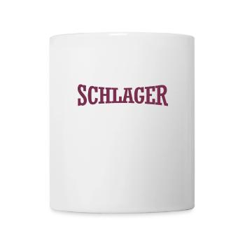 Ich liebe deutschen Schlager - Ultra - Geschenk - Tasse - Weiß - Vorne