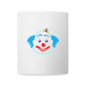 lustige Clown Pflanzen Obst Gemüse Kindermotive - Tasse - Weiß - Vorne