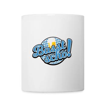 Wiesn Tracht Volksfest saufen Maß Bier - Tasse - Weiß - Vorne