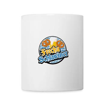 Wiesn Tracht Volksfest saufen Maß Bier - Tasse - Weiß - Vorne