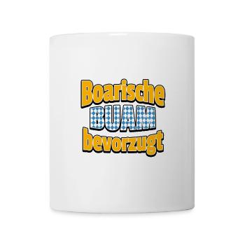 Wiesn Tracht Volksfest saufen Maß Bier - Tasse - Weiß - Vorne