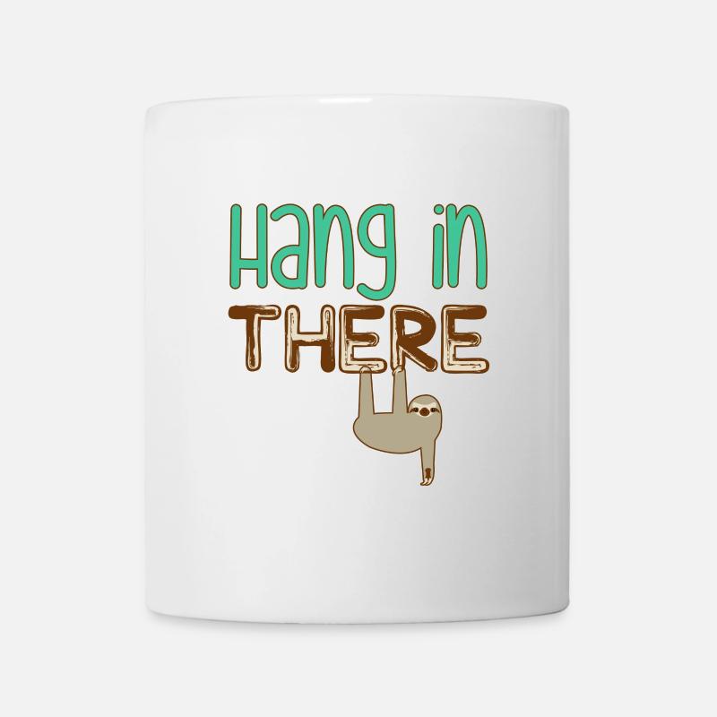 Hangout paresseux - Mug blanc - blanc