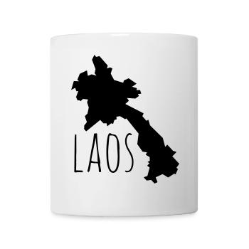 Laos - Tasse - Weiß - Vorne