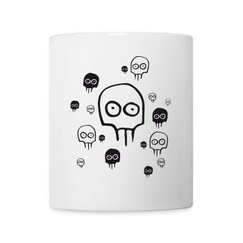 Monster halloween geister augen manga gruseln snap - Tasse - Weiß - Vorne