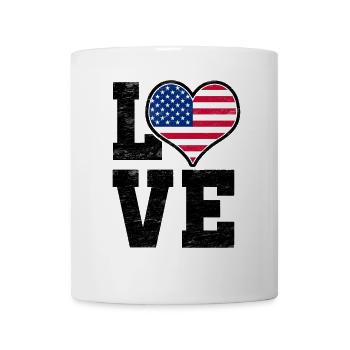 Love USA - Mug - white - Front