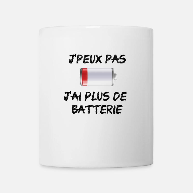 I can not I have more battery - Mug - white