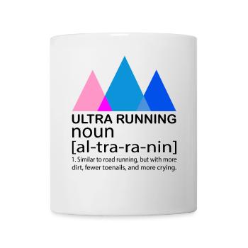 Ultra Running Running Shirt & Gift - Mug - white - Front
