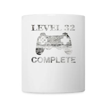 32 years - 32nd birthday Level 32 Complete Shirt - Mug - white - Front