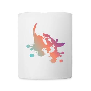 Orca Wal Pastell Verlauf Geschenk - Tasse - Weiß - Vorne