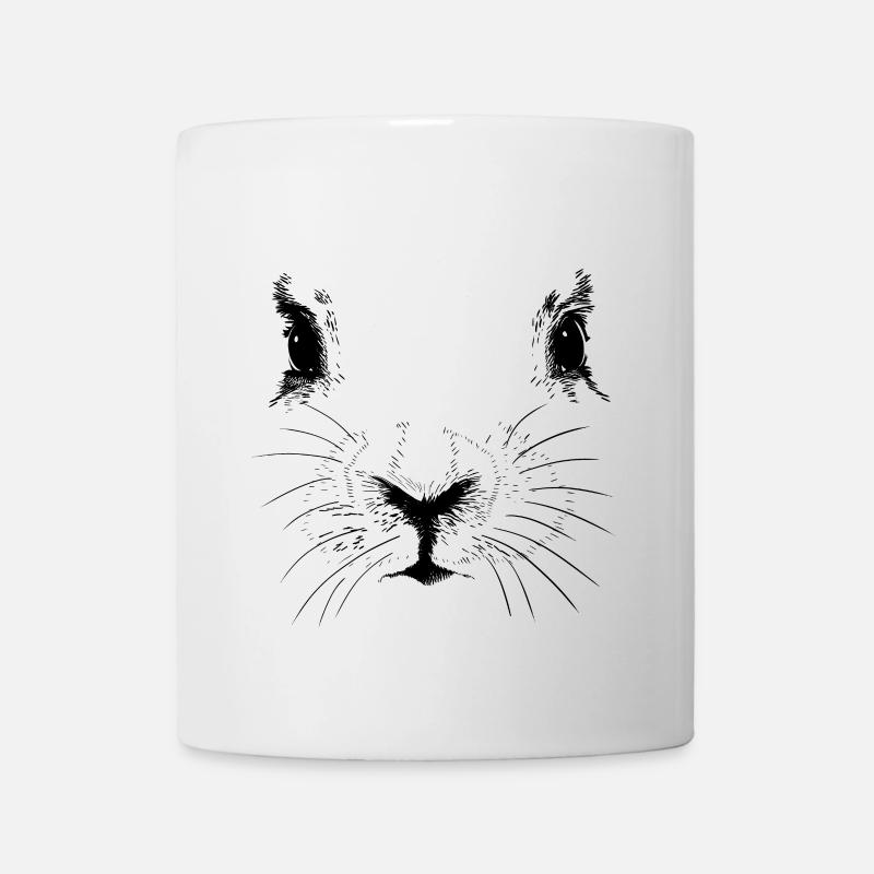 Lièvre - Mug blanc - blanc