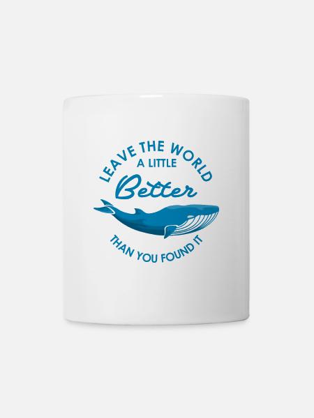 Whales animal protection - Mug - white