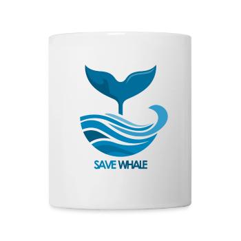 Wal - Tasse - Weiß - Vorne