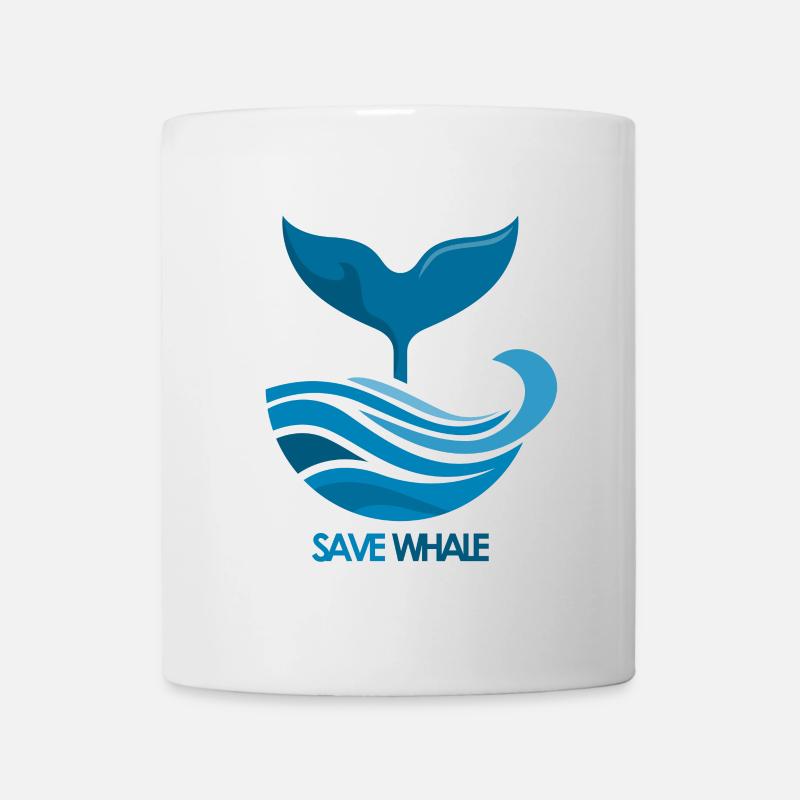 Wal - Tasse - Weiß