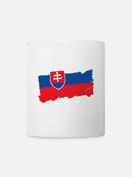 Slowakei Flagge - Tasse - Weiß