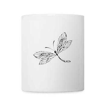Libelle - Tasse - Weiß - Vorne