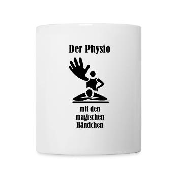 Physio Therapist I God's gift Magic hand - Mug - white - Front
