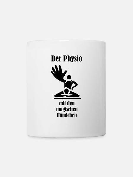 Physio Therapeut I Gottes Gabe Magisches Händchen - Tasse - Weiß