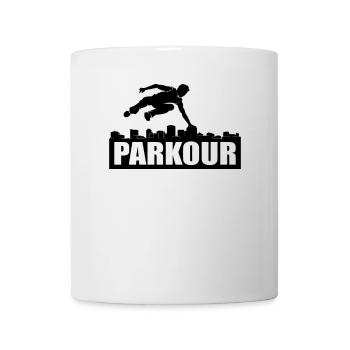 Parkour - Tasse - Weiß - Vorne